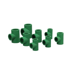 Raccords <span class=keywords><strong>de</strong></span> tuyauterie PPR <span class=keywords><strong>de</strong></span> haute qualité, toutes tailles, raccords en T égaux verts pour l'eau, 50 mm, technique <span class=keywords><strong>de</strong></span> coulée, <span class=keywords><strong>connexion</strong></span> par soudure, haute pression - Product Image 2