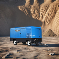 Compresseur d'air à vis diesel APCOM 650cfm 660cfm 670cfm 750cfm 800cfm 900cfm Moteur diesel De Ar 650 660 670 750 800 900 Cfm