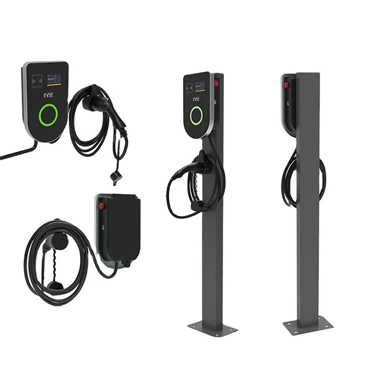 AC EV Charger Level 2 40A Wallbox Charging Station Electric Vehicle Charging Stations Charging Station For Electric Car 5 Meters