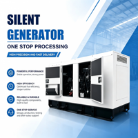 Générateur Diesel Silencieux ATS, Alternateur 100% Cuivre, Plusieurs Types, Conteneur, Châssis Ouvert, OEM ODM Personnalisable sur Demande Client