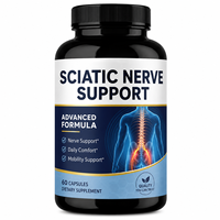 Complément de soutien pour le nerf sciatique en capsules, 60 unités, confort quotidien, mobilité, santé des nerfs, vente en gros, OEM, marque privée