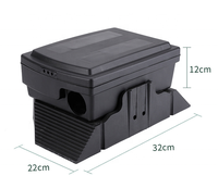 Boîte d'appâtage professionnelle pour rats, de qualité durable, pour extérieur, accessoire en plastique écologique pour une lutte efficace contre les rongeurs