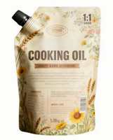 Kunden spezifisches Design Gedrucktes Kochen Speiseöl Kunststoff verpackungs säcke Sonnenblumen-Olivenöl-Verpackungs beutel in Lebensmittel qualität