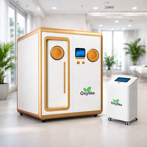 Chambre hyperbare en acier inoxydable à coque rigide Oxylike OLH-1-S5 2.0ATA, modèle 2027, à succès, avec contrôle par écran tactile pour le corps - Product Image 4
