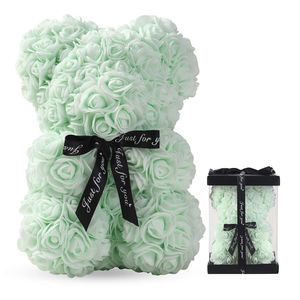Regalos de San Valentín decoración oso Rosa flor Artificial con caja luces oso de peluche <span class=keywords><strong>para</strong></span> mujer <span class=keywords><strong>novia</strong></span> regalo de cumpleaños Flor de amor - Product Image 6