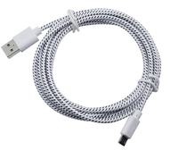 Prix de gros Nylon tressé coloré USB a vers Micro câble de transfert de données Type C Usb câble de charge rapide approvisionnement d'usine 3ft