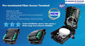 Exterior impermeable 8 <span class=keywords><strong>18</strong></span> puertos fibra óptica Fttx Preconn caja de terminales fibra acceso Terminal caja de distribución preterminada FDB - Product Image 6