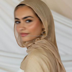 2025新品アイテム女性用軽量スカーフイスラム教徒ターバンヒジャブロングスカーフラップショールカシミールヒジャブエスニックバンダナカシミアクリンクル - Product Image 5