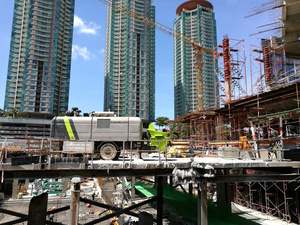 Pompes à béton sur remorque Zoomlion HBT80.14.174RSU, prix de vente de machines à béton - Product Image 3