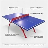 Table de tennis de table pliante professionnelle d'extérieur GUANWANG GW269 de taille standard avec roulettes amovibles