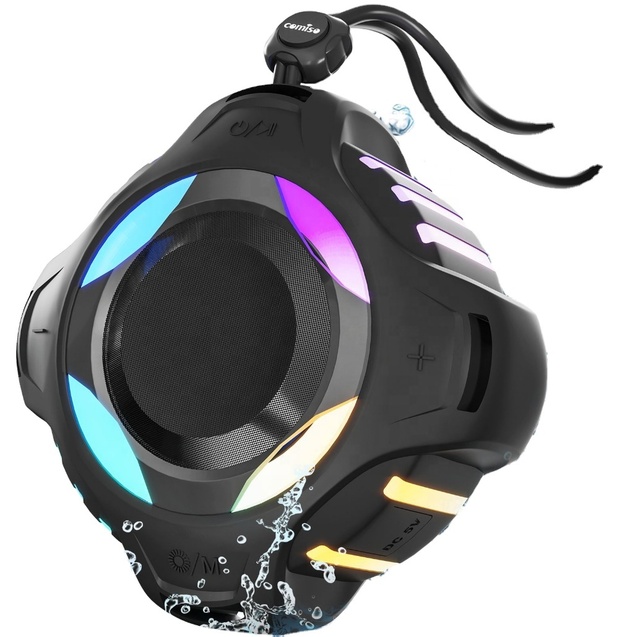 2025 Hot-Selling Floating Portable Wireless Mini Rock Speaker Waterproof for Bluetooth Sports Bass Music Audio Subwoofer