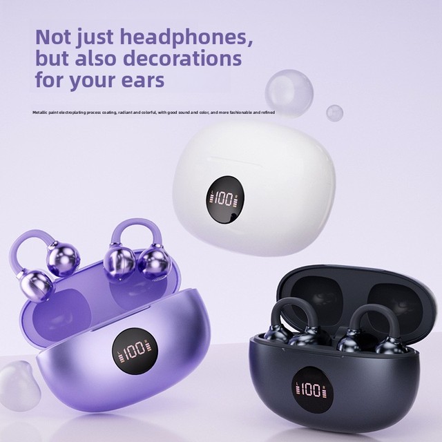 2026 New Cross-Border Bestseller for 5.4 Ear Hook Style Digital Display High Quality Waterproof Noise Reduction Headphones