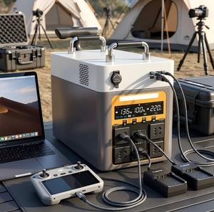 Estación de Energía de Respaldo Doméstico de 2000W y 4500Wh de Onda Pura, con Ruedas para Uso de Emergencia, Modelo Y2K-3, Salida de 2000W que Proporciona Amplificación, ¡Venta Caliente! - Product Image 2