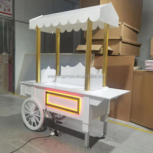 Nuovo design candy cart stand sweet ferris con ruote candy cart per la festa di compleanno con luci a led - Product Image 2