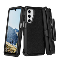 Nouvelles coques de téléphone 2026 avec clip ceinture rotatif à 360° pour Samsung S26 Ultra A16 A57 S26 A55 18 Pro Max – Étui Defender magnétique