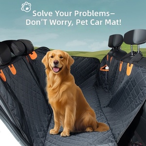 Housse de siège auto pour <span class=keywords><strong>chien</strong></span> écologique et sportive, séchage rapide, imperméable, en coton solide, hamac pour animaux de compagnie, <span class=keywords><strong>protection</strong></span> SUV, pour un style de vie actif - Product Image 1