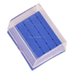 Hot 24 lỗ nha khoa BUR chủ khử trùng <span class=keywords><strong>Carbide</strong></span> <span class=keywords><strong>burs</strong></span> khối khoan trường hợp hộp - Product Image 5