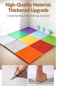 Alfombra de Juego Personalizada para Niños, Alfombra de <span class=keywords><strong>Gimnasio</strong></span> para Bebés, de PU, con Soporte, para el Hogar, <span class=keywords><strong>Gimnasio</strong></span> Interior para Bebés, Desarrollo Sensorial y Físico - Product Image 3