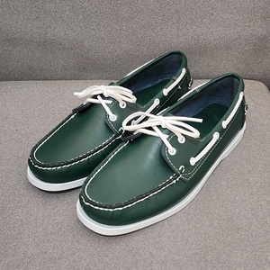 Mocasines de Cuero Genuino Color Verde Claro, Zapatos Planos Formales e Informales, Mocasines Gommino Suaves y Ligeros para Caminar, Zapatillas de Deporte para Hombre - Product Image 5