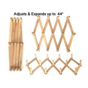 Organisation murale rustique pliable à 13 crochets avec porte-manteau en <span class=keywords><strong>bois</strong></span> mural - Product Image 6