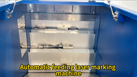 Nouvelle machine de marquage laser UV CO2 CNC entièrement automatique avec alignement visuel intelligent, alimentation automatique, taux de réussite de 99 %, multifonctionnelle