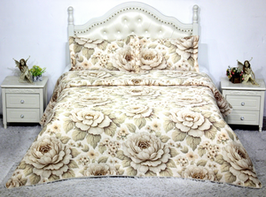 Set di Biancheria da Letto Estiva in Microfibra con Motivo Floreale Girasole, Leggero e Traspirante, Copriletto Stampato 3D a Ultrasuoni, Morbido - Product Image 2