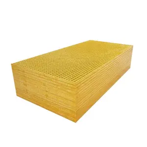 Factory Price High Quality FRP Grating Panel Floor Cover Fiberglass Grating Walkway For Anti-slip Solution