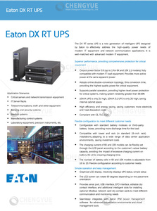 UPS Eaton DX RT <span class=keywords><strong>2K</strong></span> 2000VA/1800W en Línea con 15 Minutos de Respaldo, UPS Industrial de 2000VA para Computadora con Batería de Plomo-Ácido - Product Image 5