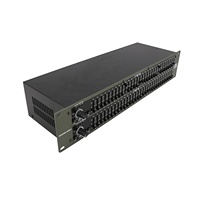 Équipement de sonorisation professionnel double égaliseur graphique Audio 31 bandes 1/3-octave bande de fréquence Q constante 231 offre de remise métal