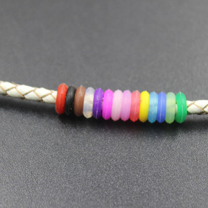 Tapón de goma de silicona para fabricación de joyas, juntas tóricas, anillos espaciadores de goma para pulsera, collar, DIY - Product Image 4
