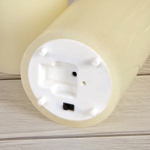 Candele a Led senza fiamma in plastica elettriche a batteria tremolanti di cera di natale religiose personalizzate all'ingrosso a basso prezzo - Product Image 6