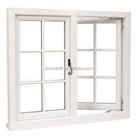 Ventanas Francesas Abatibles de PVC con Triple Vidrio Aislante Acústico y Doble Acristalamiento Low-E de CBMmart para Villas y Apartamentos