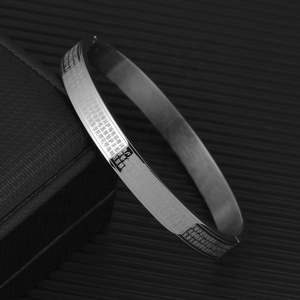 316Lสแตนเลส18K Gold Great Compassionพระคัมภีร์ตัวอักษรศรัทธาอวยพรพุทธสร้อยข้อมือBuckle - Product Image 5
