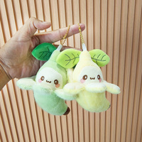 Porte-clés en peluche personnalisé UYEAH OEM/ODM, ours, cerf, chat, dessin animé, cadeau, logo personnalisé, mascotte animale souple, jouet en peluche