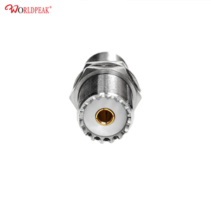 Adaptateur UHF Femelle vers UHF Femelle pour montage sur panneau, connecteur coaxial RF SO239 vers SO239 avec écrou, <span class=keywords><strong>prix</strong></span> direct usine - Product Image 4