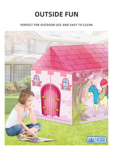 Tente de jeu pour enfants avec 50 balles océaniques – Maison de jeu pour bébés, thème espace, océan, princesse - Product Image 5