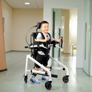 Sedia a Rotelle Pieghevole Manuale per Disabilità Pediatrica, Tutto Terreno, per Paralisi Cerebrale, <span class=keywords><strong>Reclinabile</strong></span>, <span class=keywords><strong>Passeggino</strong></span> per Bambini e Adulti - Product Image 5