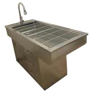 Mesa de Examen Veterinario DMVT06 de Acero Inoxidable de Buena Calidad, Mesa de Tratamiento para Mascotas, Mesa de Cirugía Animal - Product Image 4