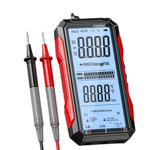 FS899C 681 Smart Anti-burn True RMS Multimeter Rechargeable 750V AC/1000V DC Voltage/Hz//Diode <strong>Tester</strong> with LCD &amp; Sheath - Product Image 2