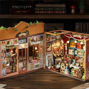 Handgefertigtes Montage-DIY Kleines Haus Dreidimensionales Szenenmodell Holz 1:64 Maßstab 3D Holz-Pullze-Spielzeug Geschenk - Product Image 5