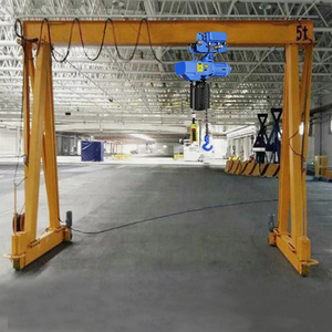 Almacén de 1 tonelada, 2 toneladas, 3 toneladas, 5 toneladas, 10 toneladas, grúa de pórtico portátil de aluminio móvil para interiores - Product Image 1