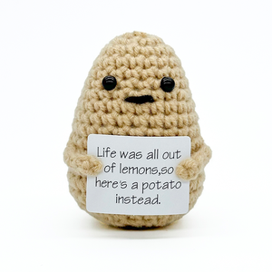 Bambola Amigurumi Personalizzata Lavorata a Mano all'Uncinetto in Cotone, Decorazione Emozionale Divertente con Emoji di Energia Positiva - Product Image 5