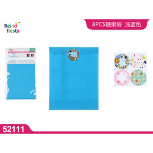 Peiyong - Paquete de 8 Bolsas de Dulces Azul Claro Modelo 52111, Ideales para Fiestas y Eventos - Product Image 1