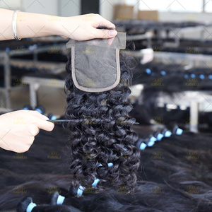 Bán Chạy Nhất Chất Lượng Quảng Châu Nhà Cung Cấp Tóc Trinh Nữ Tiêu Chuẩn Trọng Lượng Ren Phía Trước 100% Tóc Con Người - Product Image 1