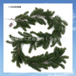 Guirlandes de Noël Gongyue Floral Art 180 cm en plastique pour décoration intérieure à fixer sur la porte - Product Image 4
