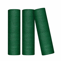 Filet d'ombrage HDPE vert foncé 5m x 6m 100gsm résistant aux UV pour serre, ferme, pépinière et ombrage des cultures