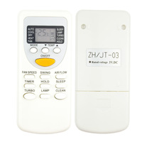 Télécommande de remplacement compatible avec le climatiseur Chigo, télécommande universelle pour ZH/JT-03 ZH/JT-01 ZHJT03