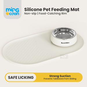 Tapis d'alimentation antidérapant en silicone pour animaux de compagnie, conçu pour attraper les déversements, empêche les restes de nourriture de tomber au sol, facile <span class=keywords><strong>à</strong></span> nettoyer, faible MOQ - Product Image 4
