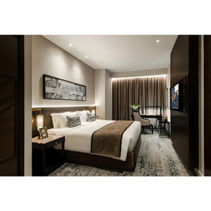 Ensemble de chambre à coucher d'hôtel de luxe en bois massif haut de gamme <span class=keywords><strong>Kempinski</strong></span> pour hôtels et appartements 3 à 5 étoiles - Product Image 1