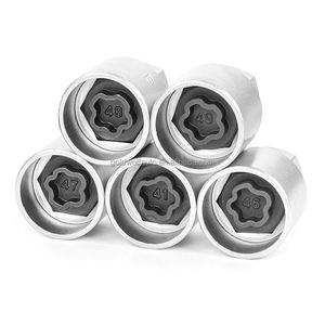 Nouvelle douille à <span class=keywords><strong>clé</strong></span> <span class=keywords><strong>antivol</strong></span> pour <span class=keywords><strong>écrou</strong></span>s de roue de voiture, en acier, hexagonale 17 mm - Product Image 5
